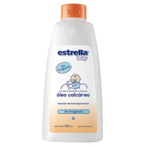 106 OLEO CALCAREO ESTRELLA BABY 950  ML X 6 S/FRAGANCIA CON EXTRACTO DE ALGODÓN