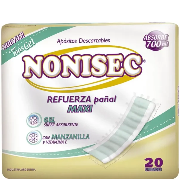 NONISEC REFUERZA PAÑAL MAXI  X 20