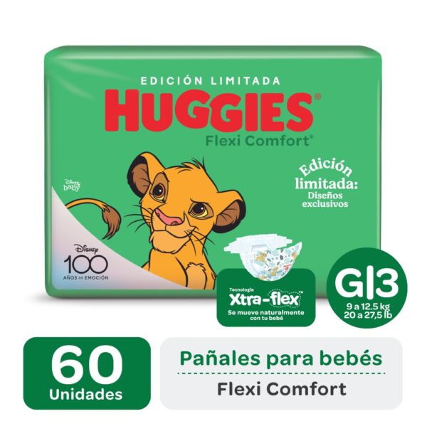 PAÑ HUG FLEX COMF G AHORRP 2X60 LE