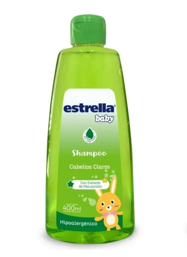 ESTRELLA BABY SHAMPOO CABELLOS  CLAROS X 400 ML