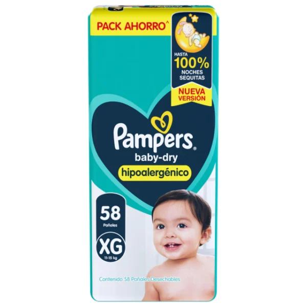 80748934 PAMPERS BABYDRY XGD 58 X 2
