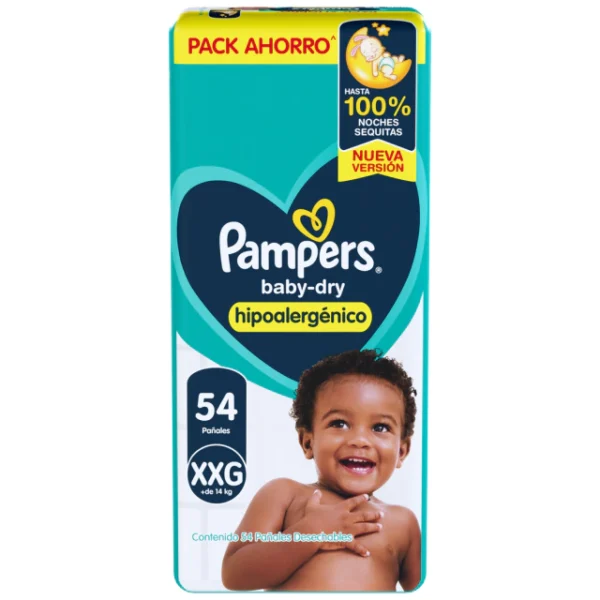 80748935 PAMPERS BABYDRY XXG 54 X 2