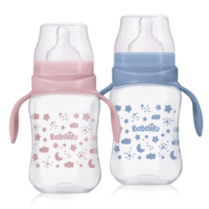 Biberón Boca Ancha con asas 250ml Talle 2 #13742