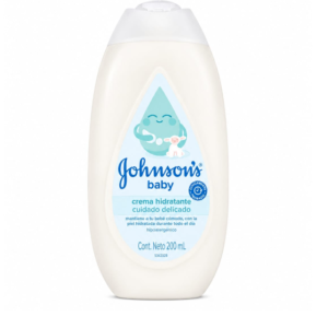 CREMA HIDRATANTE CUIDADO DELICADO JOHNSONS RECIEN NACIDO 12X200 572488