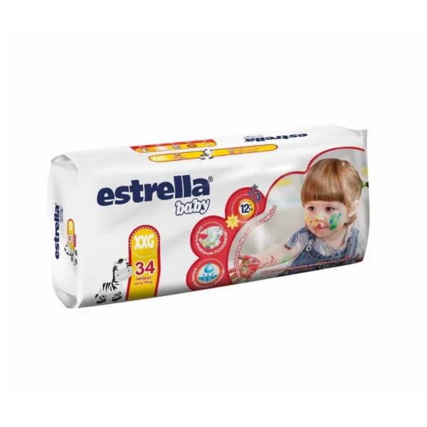 PAÑALES ESTRELLA XXG HIPERPACK X34