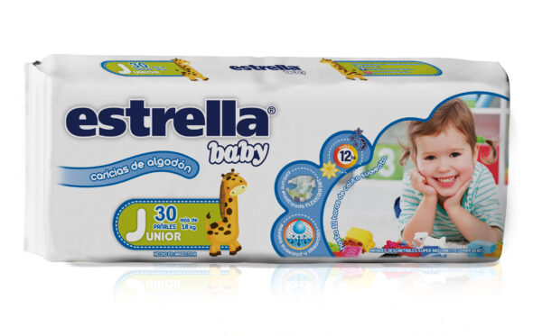PAÑAL ESTRELLA BABY JUNIOR J X30