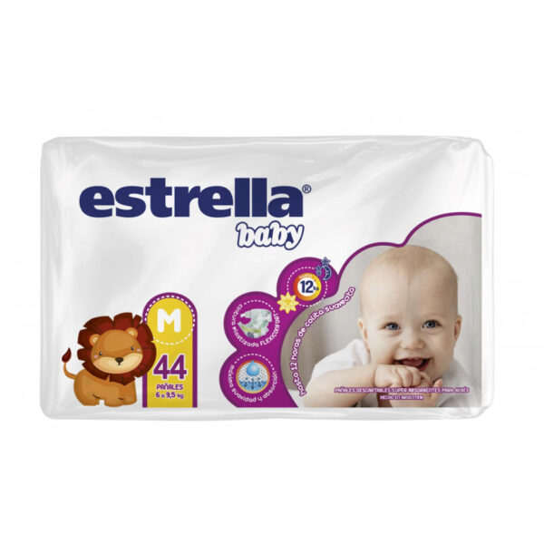 PAÑALES ESTRELLA HIPERPACK M 44