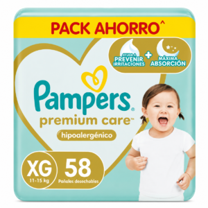 PAMPERS DELUXE PROTECTION XG X 58 PREMIUM CARE