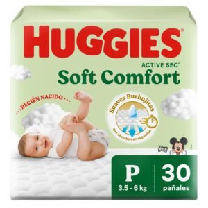 PAÑAL HUGGIES FLEXI COMFORT P X 30