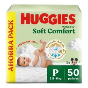 PAÑAL HUGGIES FLEXI COMFORT P X 50