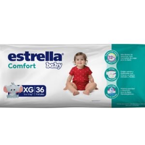 PAÑALES ESTRELLA BABY CONFORT XG X 36 HIPERPACK