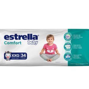 PAÑALES ESTRELLA BABY CONFORT XXG  X 34 HIPERPACK