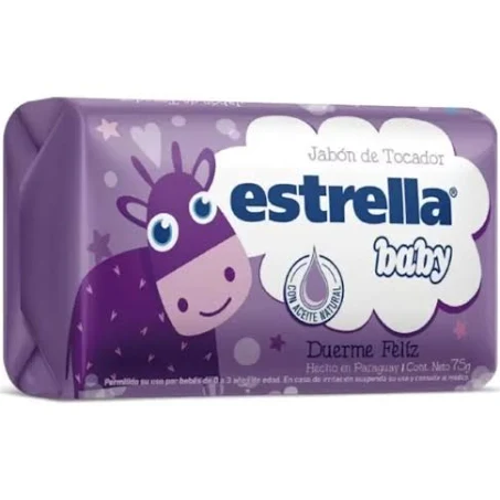 ESTRELLA BABY JABON DE TOCADOR DUERME FELIZ X 75 GR