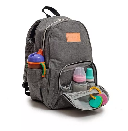 MOCHILA MATERNAL LOVE SMART CON CAMBIADOR GRIS 8411-05