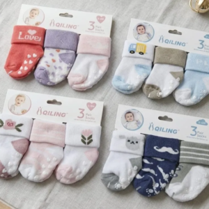 Pack De 3 Medias De Bebe Y Beba Talle 0 Y 1 Año