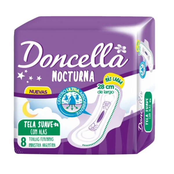 TOALLA NOCTURNA DONCELLA X8