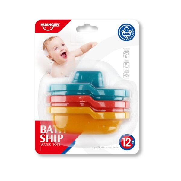 BATH SHIP BARQUITO 3 PIEZAS HUANGER
