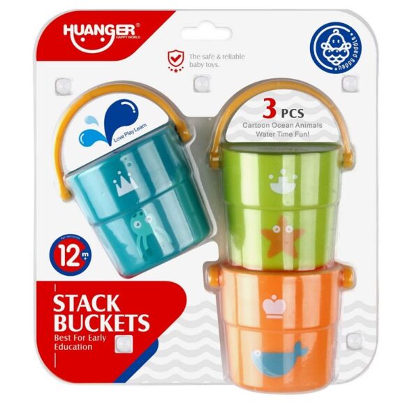 BALDECITOS 3 PIEZAS HUANGER STACK BUCKETS