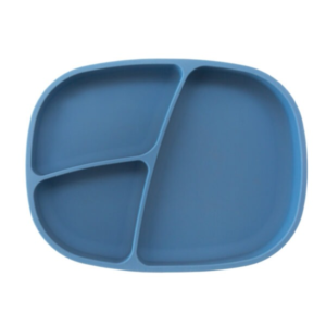 PUNTI PLATO DE SILICONA CON DIVISIONES - COLOR: OCEAN BLUE