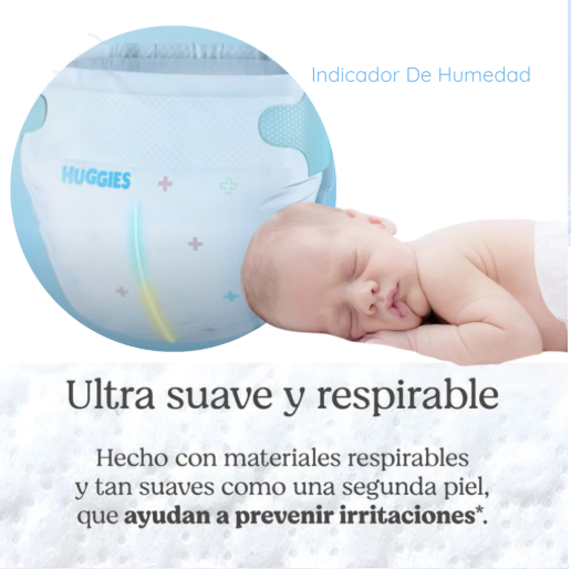 Pañales Huggies Dermacare Talle M x 58 (De 5,5 a 9,5 kg) - Image 4