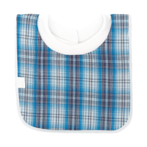 Pilim Babero Batista Estampada Con Cuello De Reeb. Abrojo – Azul