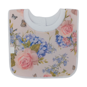 Pilim Babero Batista Estampada Con Cuello De Reeb. Abrojo – Rosa