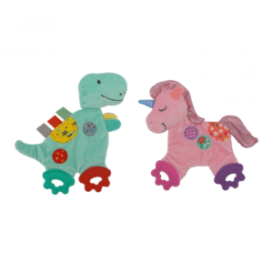 Sonajero 9 Trapito apego Dino y Unicornio