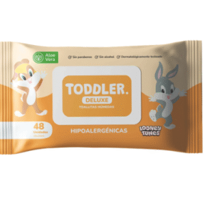 Toallitas húmedas Toddler Deluxe con Aloe Vera 48 unidades