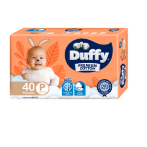 PAÑAL BEBE DUFFY PREMIUM P X 40 UN.