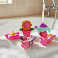Juguetes Para El Agua Bebé Set X 5 Uds Flores Y Jardin Bx13