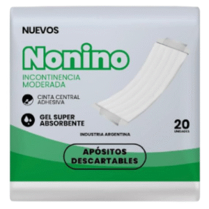 Nonino Apósito Para Incontinencia Moderada X 6 Paquetes De 20 Unidades C/cinta A