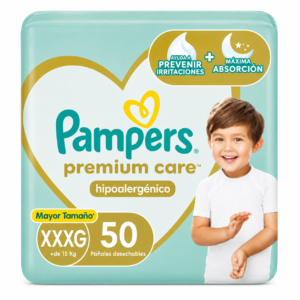 PAMPERS DELUXE PROTECTION XXXG X 50 PREMIUM CARE