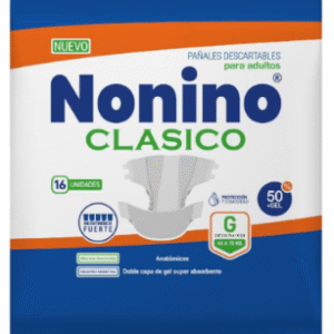 Nonino Pañal Anatomico Clásico G (Grande) X 5 Paquetes De 16 Unidades