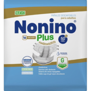 Nonino Pañal Anatomico Plus G (Grande) X 5 Paquetes De 16 Unidades