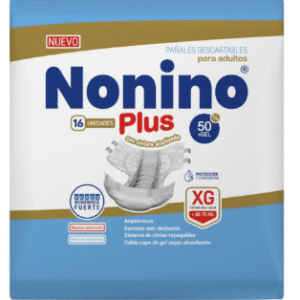 Nonino Pañal Anatomico Plus XG (Extra Grande) X 5 Paquetes De 16 Unidades