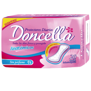 23500 Doncella Protector Diario Plano S/des. 20x30u.(rosa)