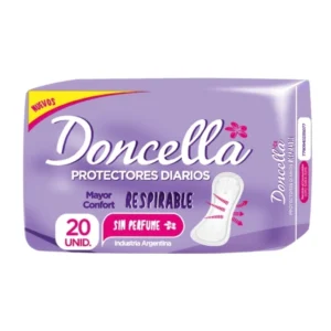 23400 DONCELLA PROTECTORES DIARIO RESPIRABLE 20 Unidades (Violeta)