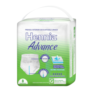 Hennia Advance Ropa Interior G 8 x 6u.