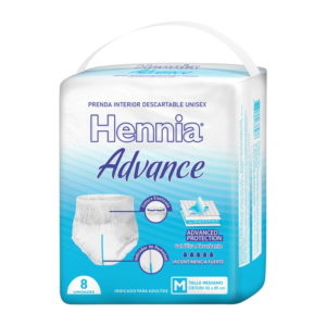 Hennia Advance Ropa Interior M 8 x 6u.