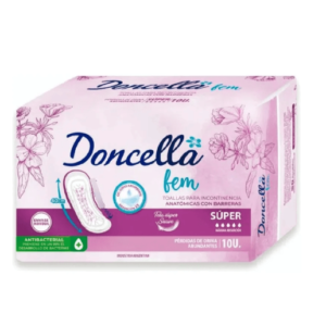 Toalla De Incontinencia Doncella Fem Talle Super (40 cm) 10 Unidades