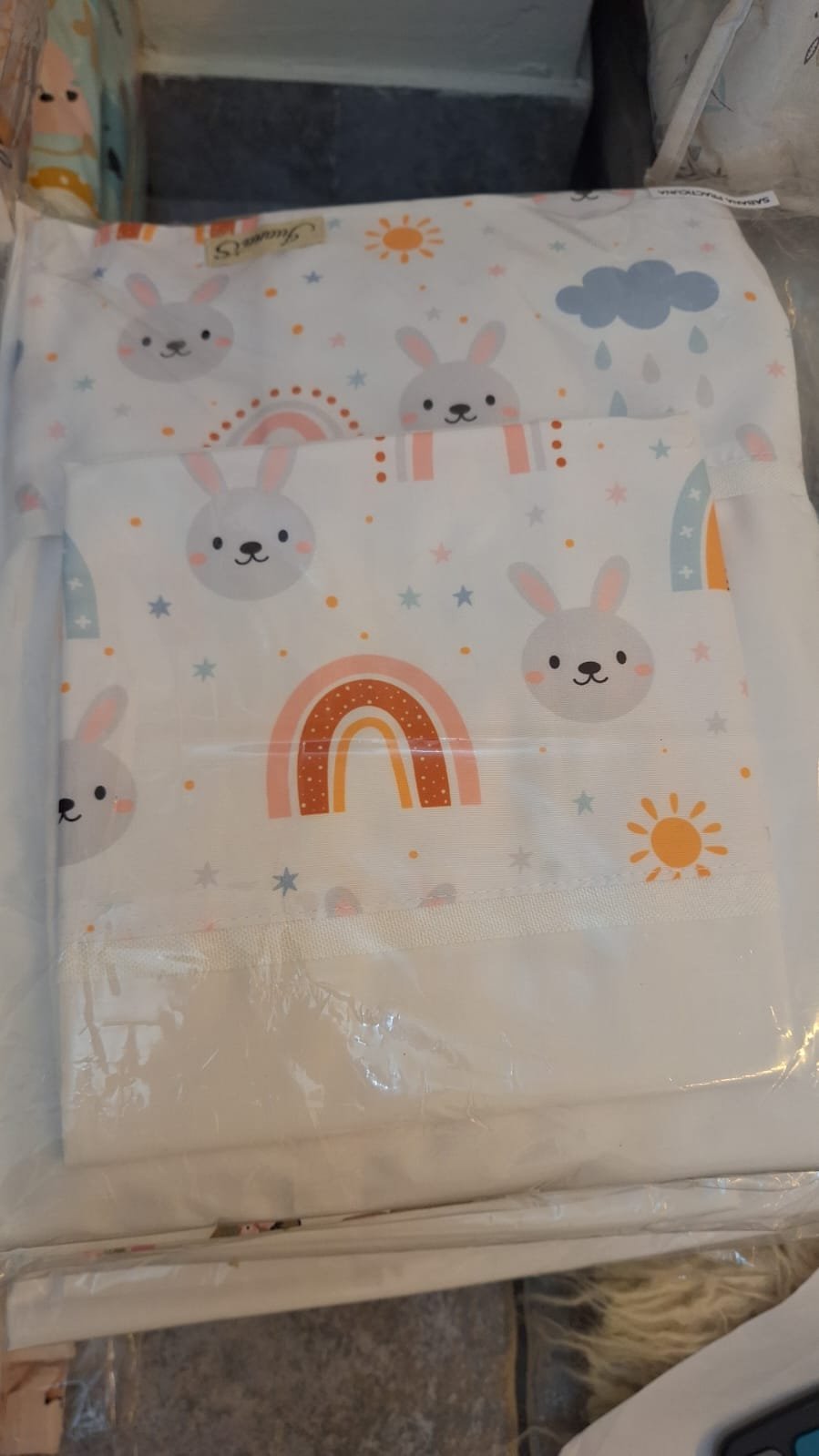 SABANA CUNA CHARRIOT - MEDIDAS 1.20mts X 60cm BAMBI (percal 144 hilos)