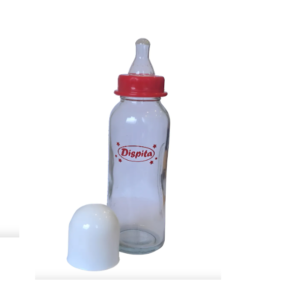 Mamadera Vidrio Templado 250ml Dispita BPA Free COD 11019