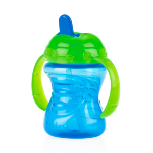 Nuby Vaso Con Manijas Y Boquilla Flujo Directo 240 Ml X1