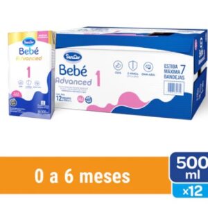 Sancor Bebe Liquida 1 Advance Brick x 500ml x 12 (0-6 meses) PACK CERRADO