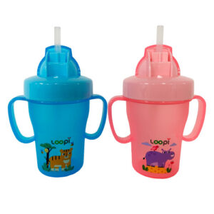 LOOPI VASO CON SORBETE DE SILICONA 300 ML