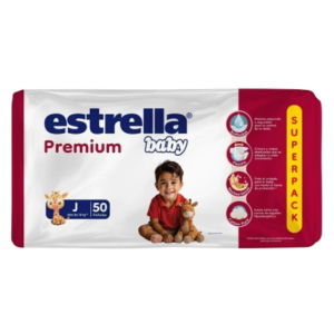 Pañal Estrella Baby Premium Junior x 50 (mas de 18kg)