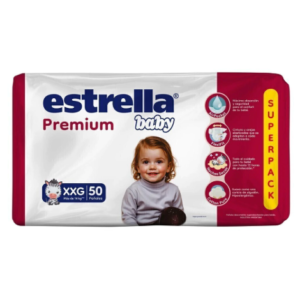 Pañal Estrella Baby Premium XXG x 50 (mas de 14kg)