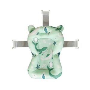 2742-6A LOVE REDUCTOR ADAPTADOR DE BAÑERA MULLIDO VERDE BALLENAS