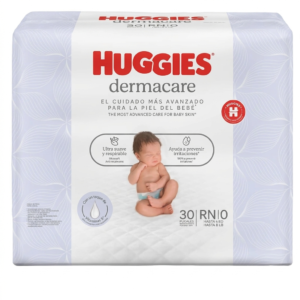 Pañales Huggies Dermacare RN X30 (hasta 4kg)