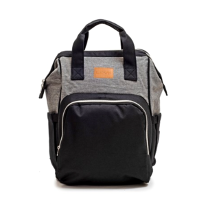 8412-06 LOVE MOCHILA MATERNAL CON CAMBIADOR NEGRO/GRIS